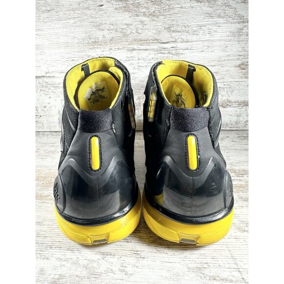 BEATERS: Men's Nike Air Zoom Huarache 2k4 Black Maize Kobe Mamba Sz 11 Athletic - Picture 6 of 13